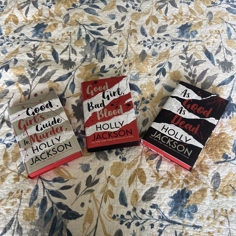 A Good Girl’s Guide to Murder TRIOLOGY FAIRYLOOT SIGNED EXCLUSIVE EDITIONS
