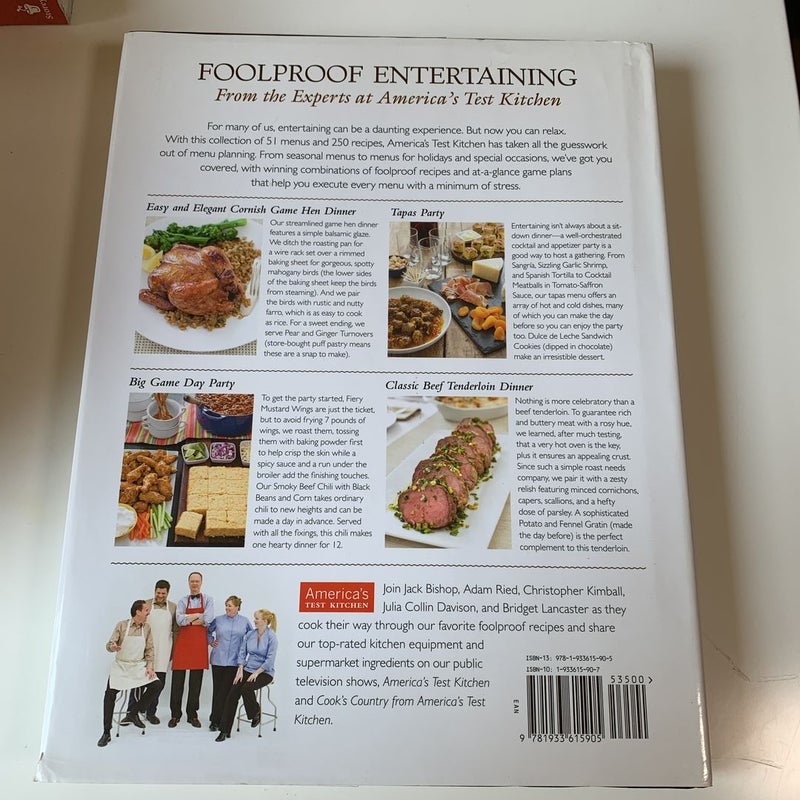 America's Test Kitchen Menu Cookbook