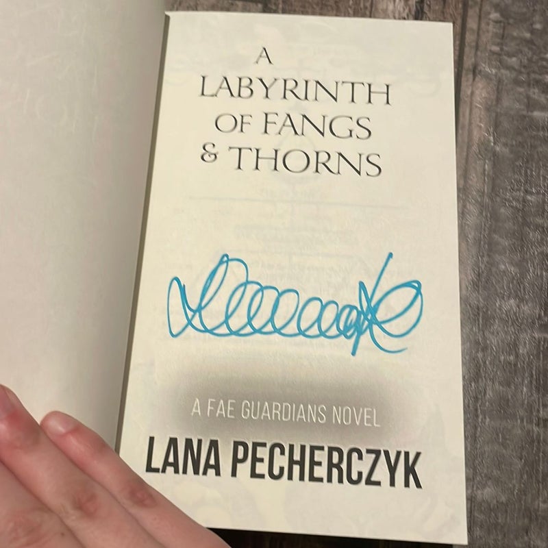 SIGNED A Labyrinth of Fangs and Thorns