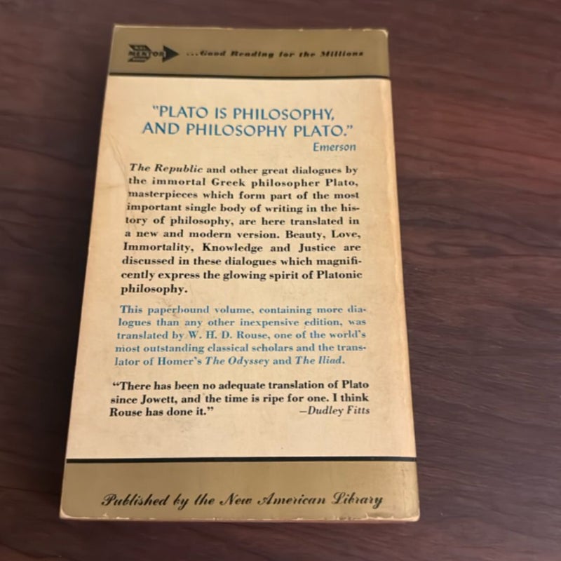 Great Dialogues of PLATO