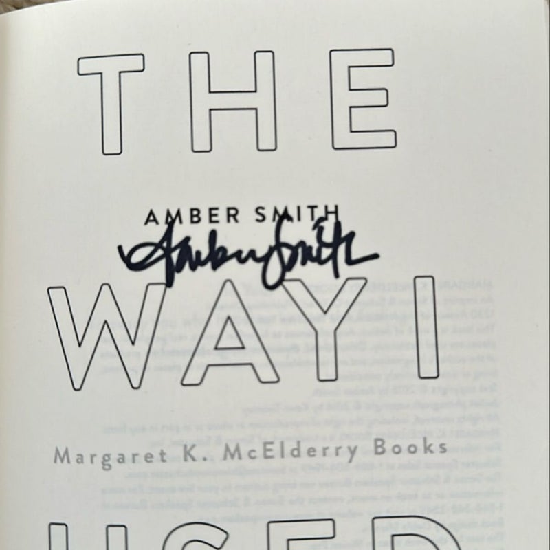 The Way I Used to Be (SIGNED EDITION)
