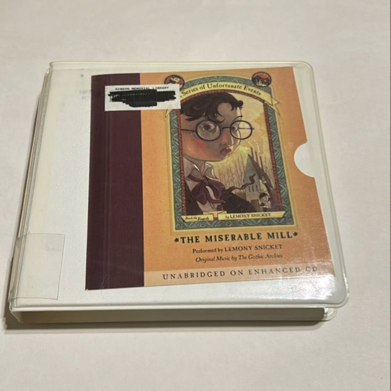 Series of Unfortunate Events #4: the Miserable Mill CD