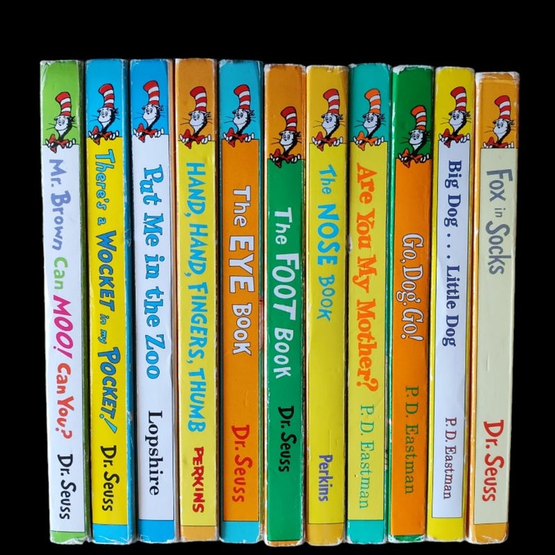 Lot of (11) Bright And Early Dr. Suess Small Board Books