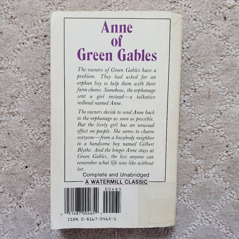Anne of Green Gables (Watermill Classics Edition, 1985)