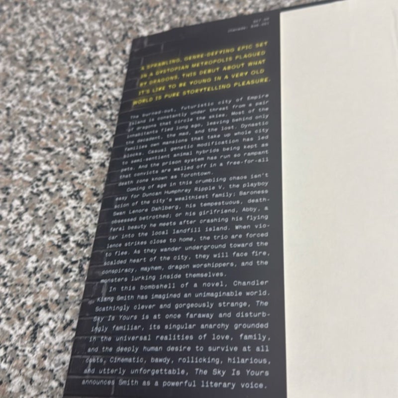 The Sky Is Yours First Edition signed book