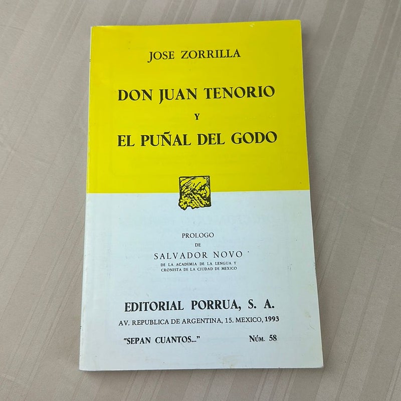 Don Juan Tenorio y El Punal Del Godo