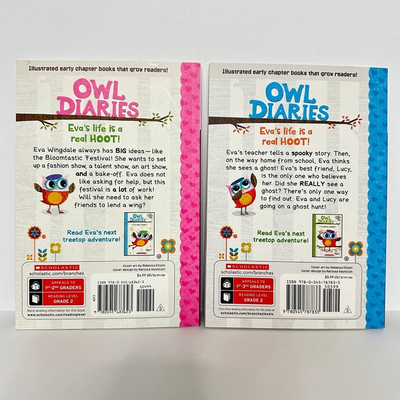 Owl Diaries Book Bundle, 7 Books in Bundle #1-#7