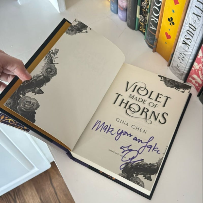 Violet Made of Thorns SIGNED