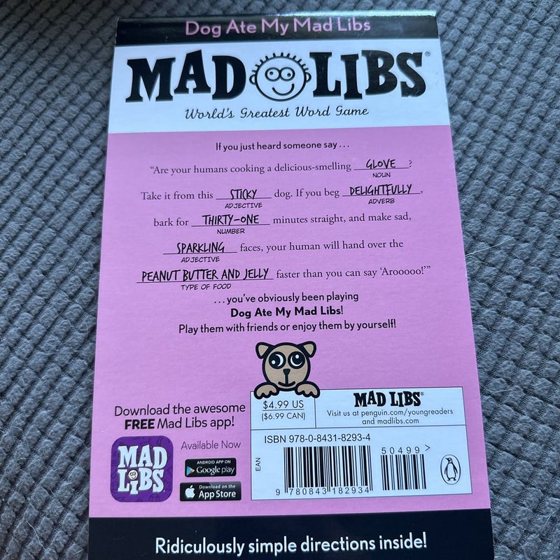 Dog Ate My Mad Libs