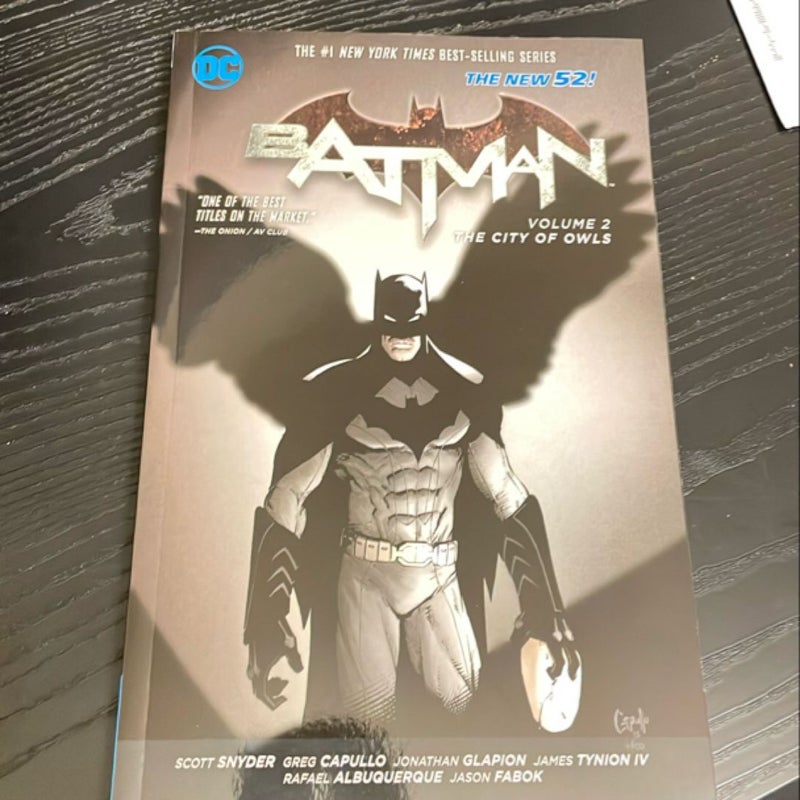 Batman Vol 2 City of Owls New 52