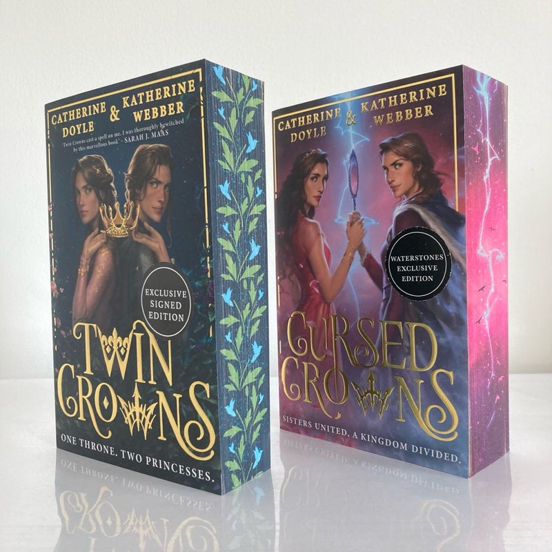 Twin Crowns & Cursed Crowns (Waterstones Exclusive Signed!)