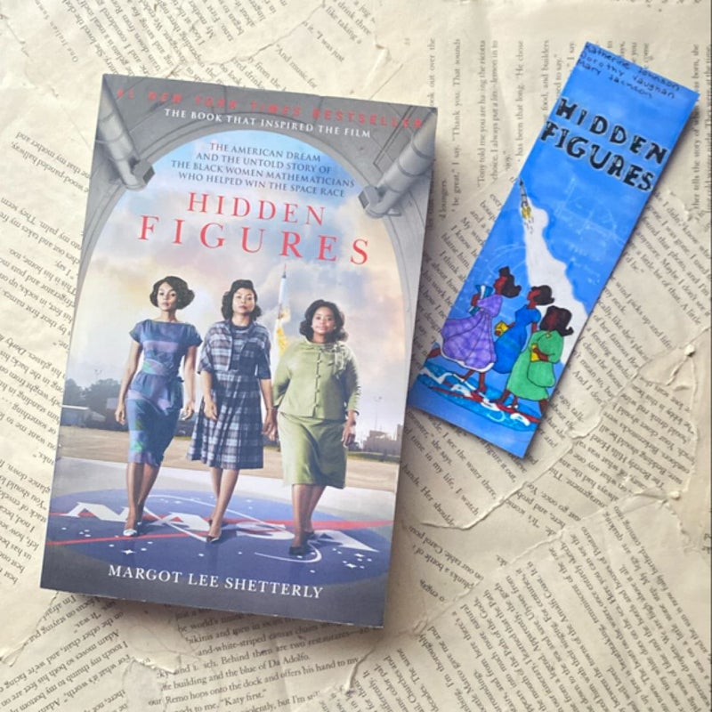 Hidden Figures + handmade bookmark 