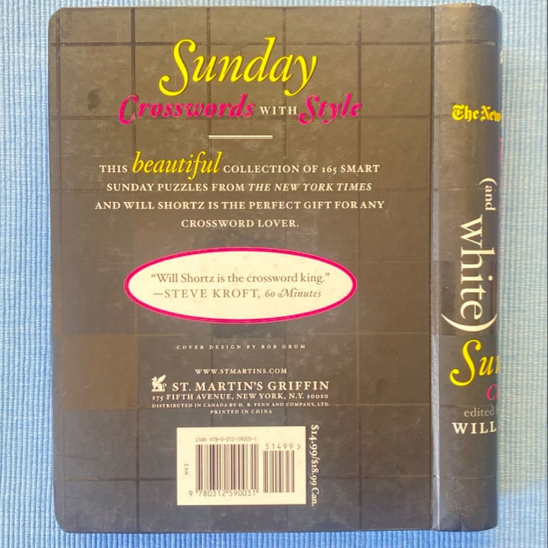 The New York Times Little Black (and White) Book of Sunday Crosswords