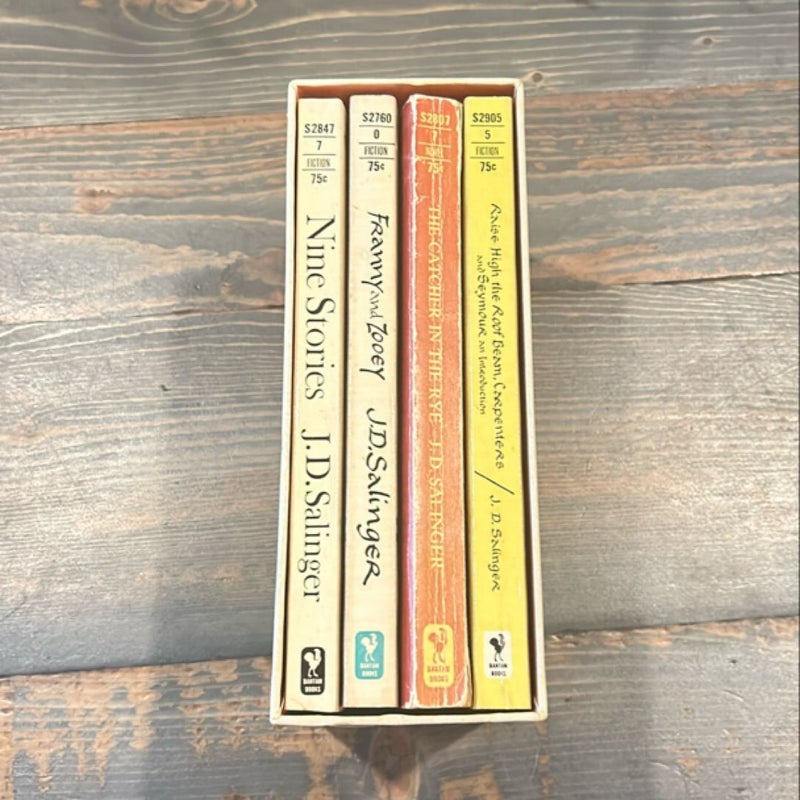 Four Books (Nine Stories, Franny and Zooey, Raise High the Roof Beam, Catcher in the Rye)