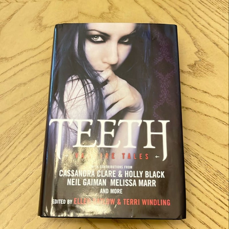 Teeth (black sprayed pages)