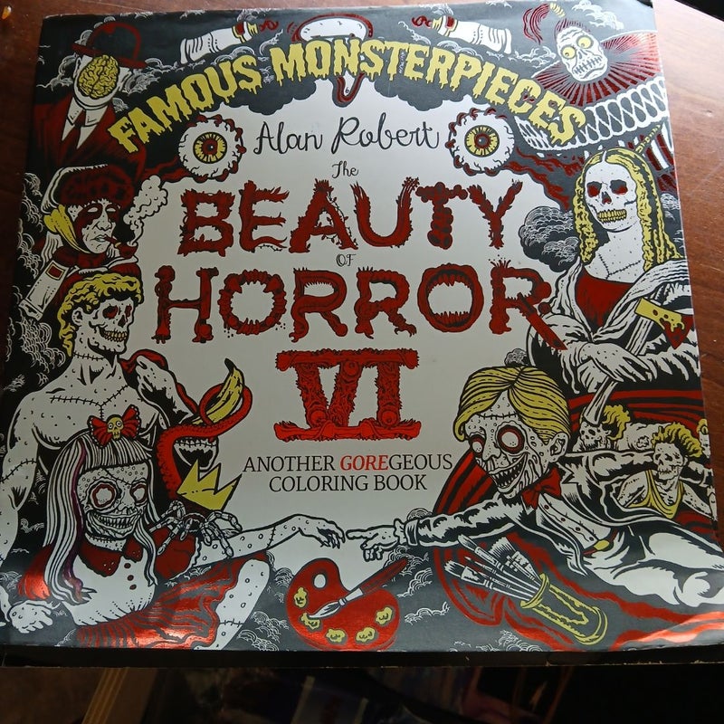 The Beauty of Horror 6: Famous Monsterpieces Coloring Book