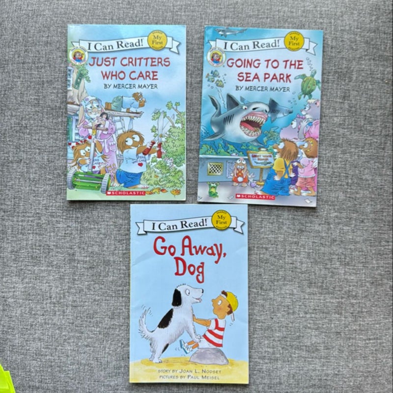 3 I Can Read My First Reading books