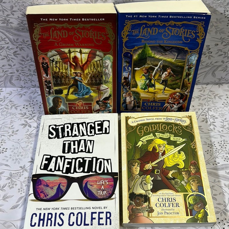 Chris Colfer 4 Paperback Bundle