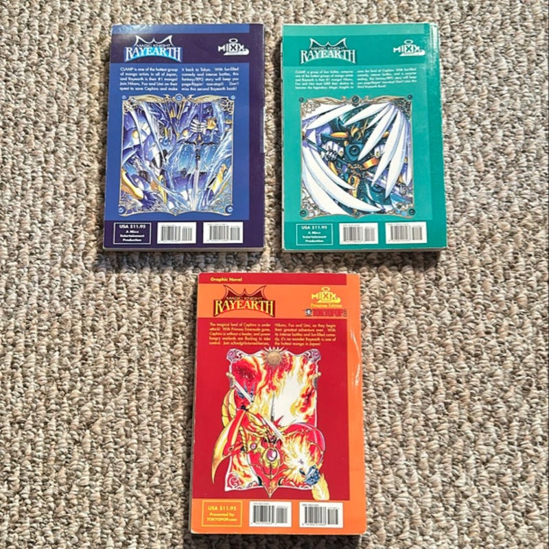 Magic Knight Rayearth #2, #3, #4