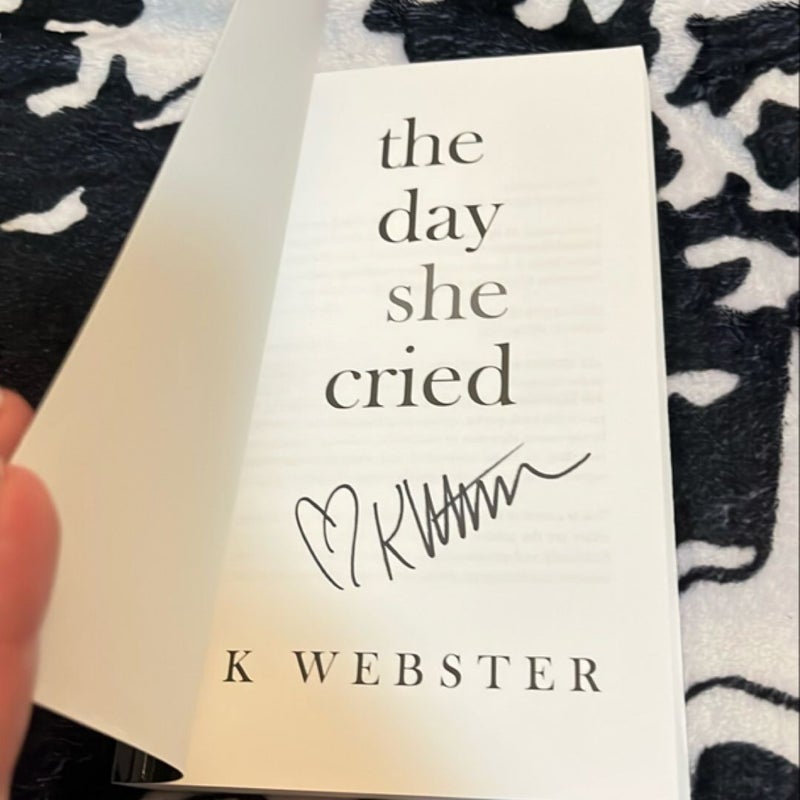 The Day She Cried - signed bully me book crate edition 