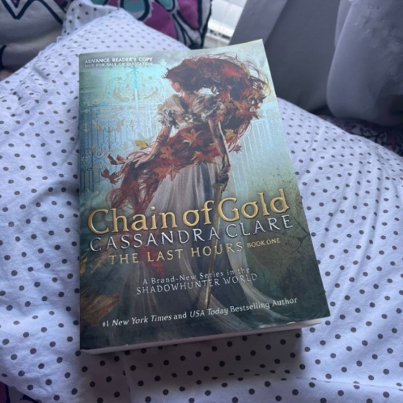 ARC Chain of Gold Cassandra Clare