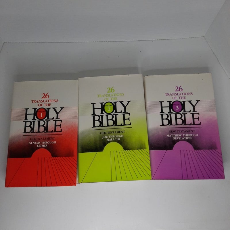 26 Translations of the Holy Bible Volumes 1-3