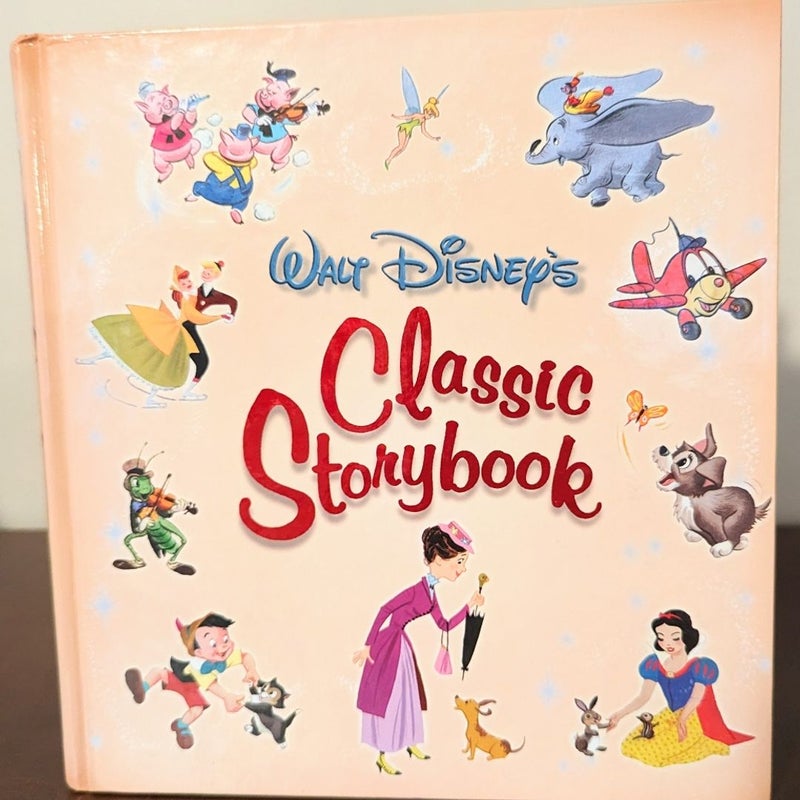 Walt Disney's Classic Storybook Hardback Book EUC 