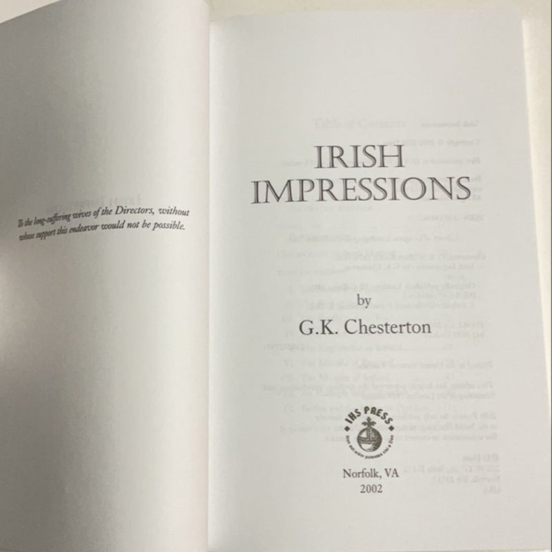 Irish Impressions