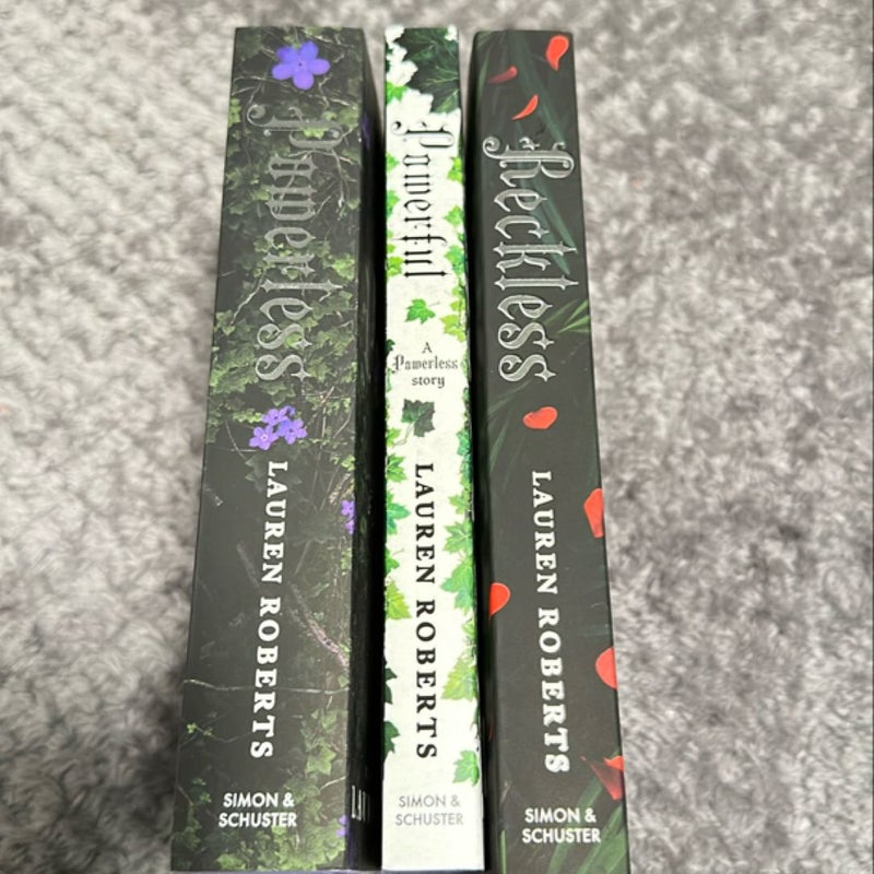 Powerless books 1&2 and novella