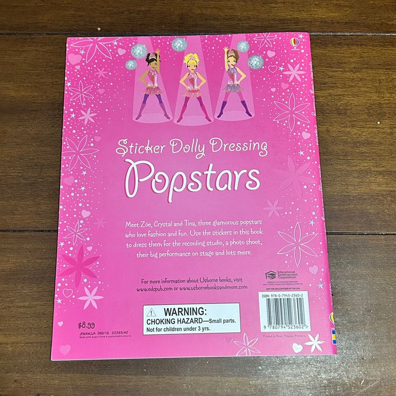 Sticker Dolly Dressing Popstars