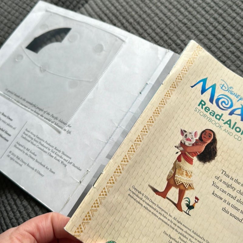 Moana Read-Along Storybook and CD