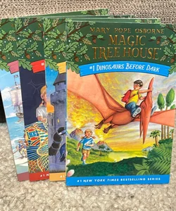 Magic Tree House Books 1-4