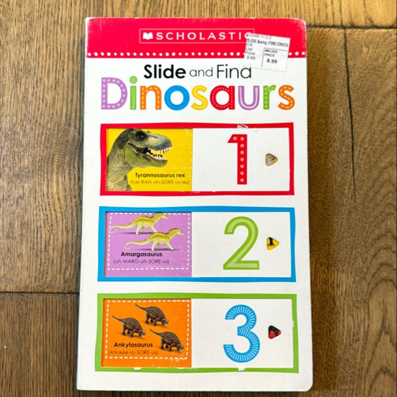 Dinosaurs 123: Scholastic Early Learners (Slide and Find)