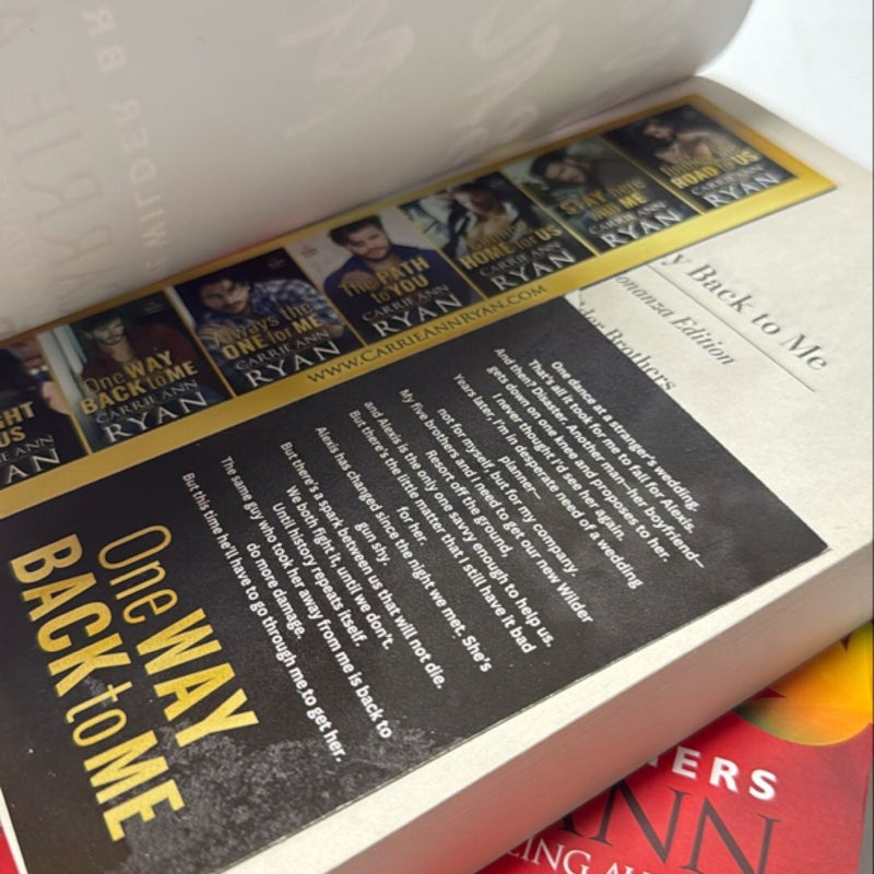 One Way Back to Me & Always The One For Me- Book Bonanza Edition Signed