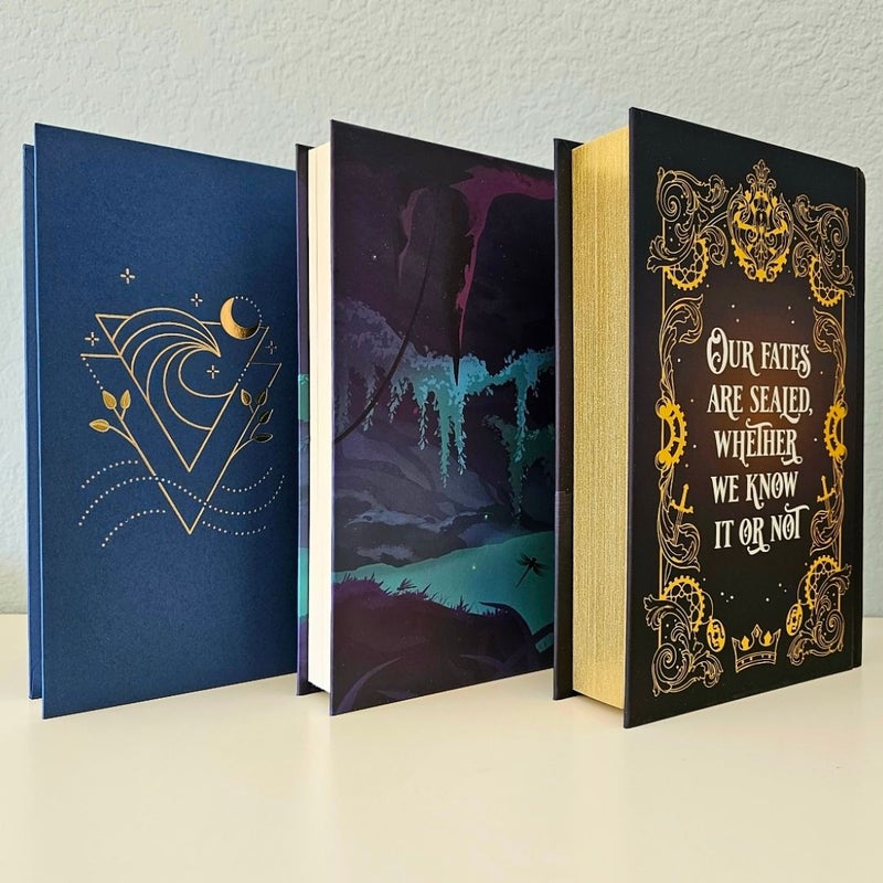 NEW Owlcrate Signed Special Edition 3 Books Bundle