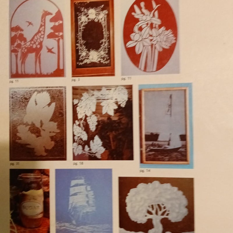 Sandblastind. Etching and other glass treatments