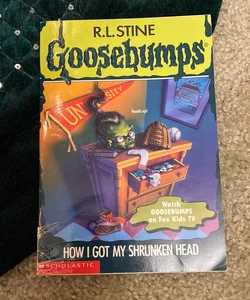 1st Edition Goosebumps #39 How I Got My Shrunken Head