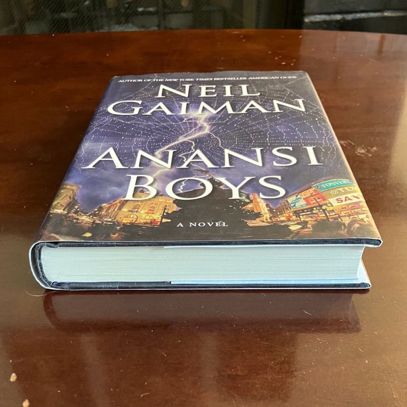 *Signed* Anansi Boys - First Ed/First printing 
