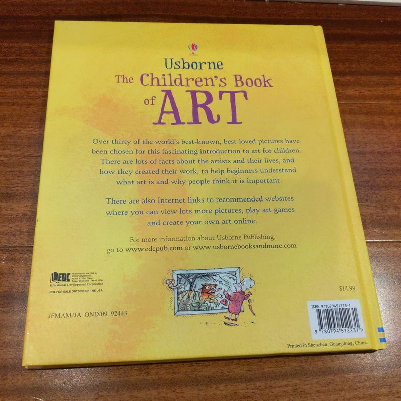 Usborne the Children's Book of Art