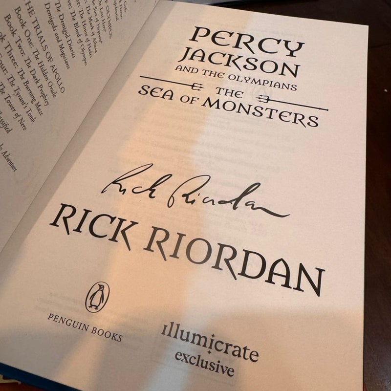 Percy Jackson and the Olympians, Illumicrate- Signed special edition