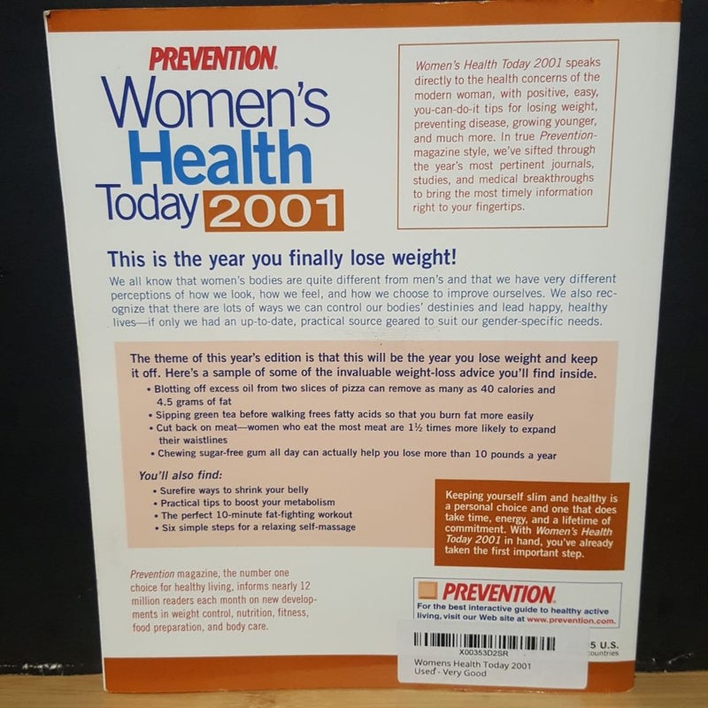 Women's Health Today 2001