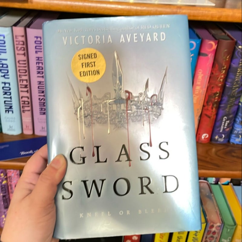 Glass Sword - 1st edition signed 