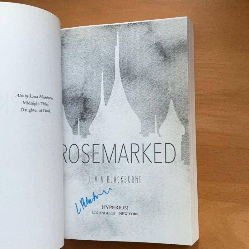 Rosemarked (signed ARC)