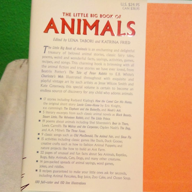 The Little Big Book Of Animals - First Edition 