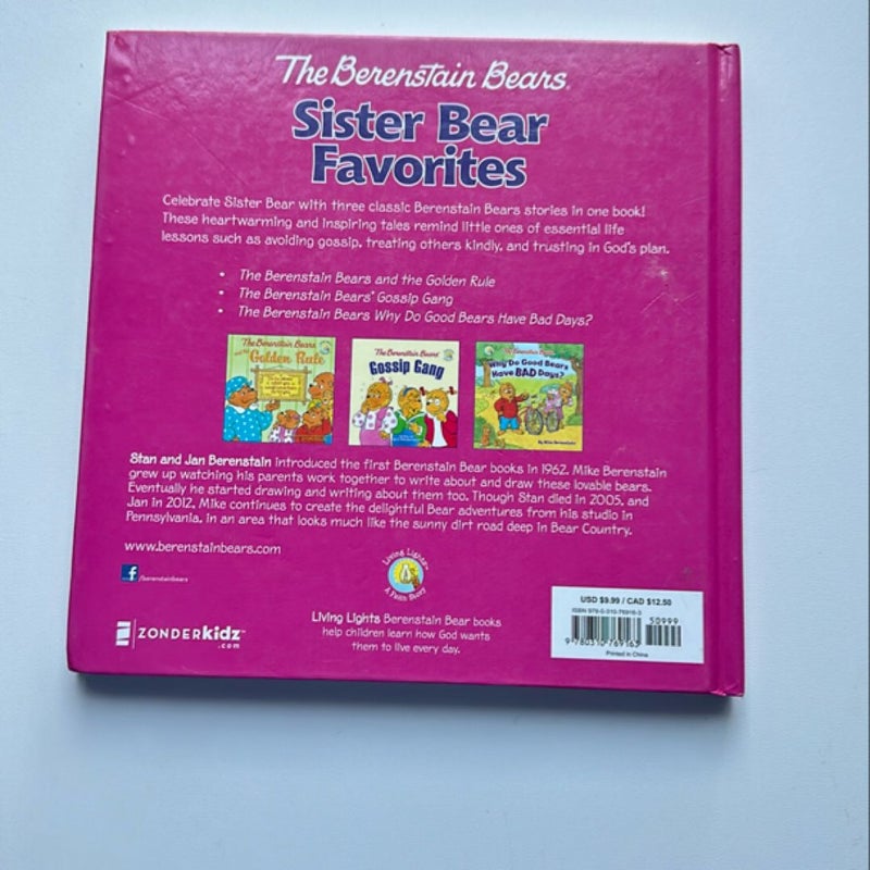 The Berenstain Bears Sister Bear Favorites [3 Books In 1]