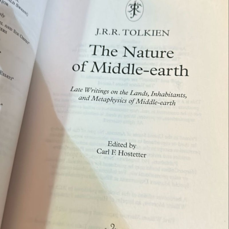 The Nature of Middle-Earth