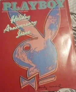 1986 holiday anniversary issue  playboy 
