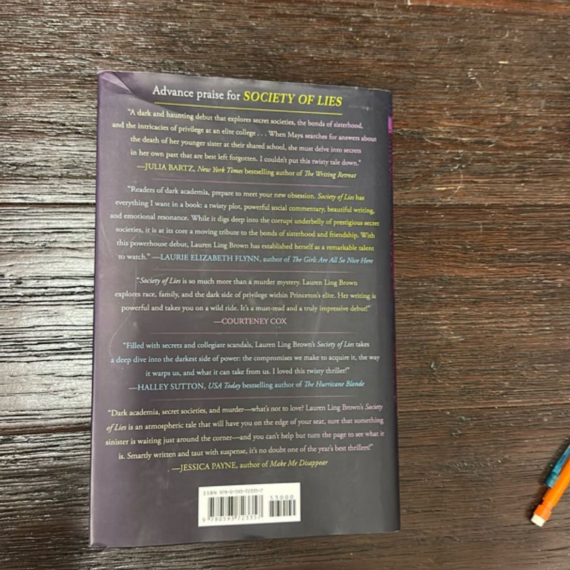 Society of Lies: Reese's Book Club