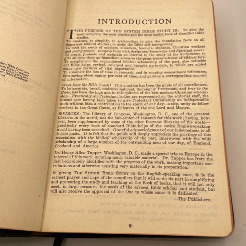 The System Bible Study
