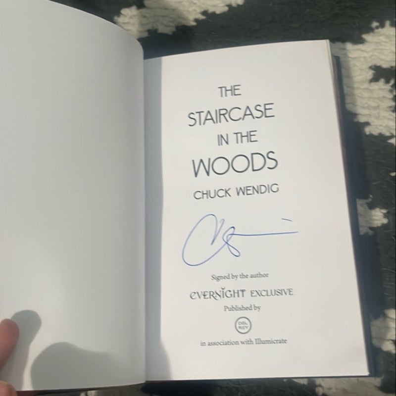The staircase in the woods handsigned evernight 